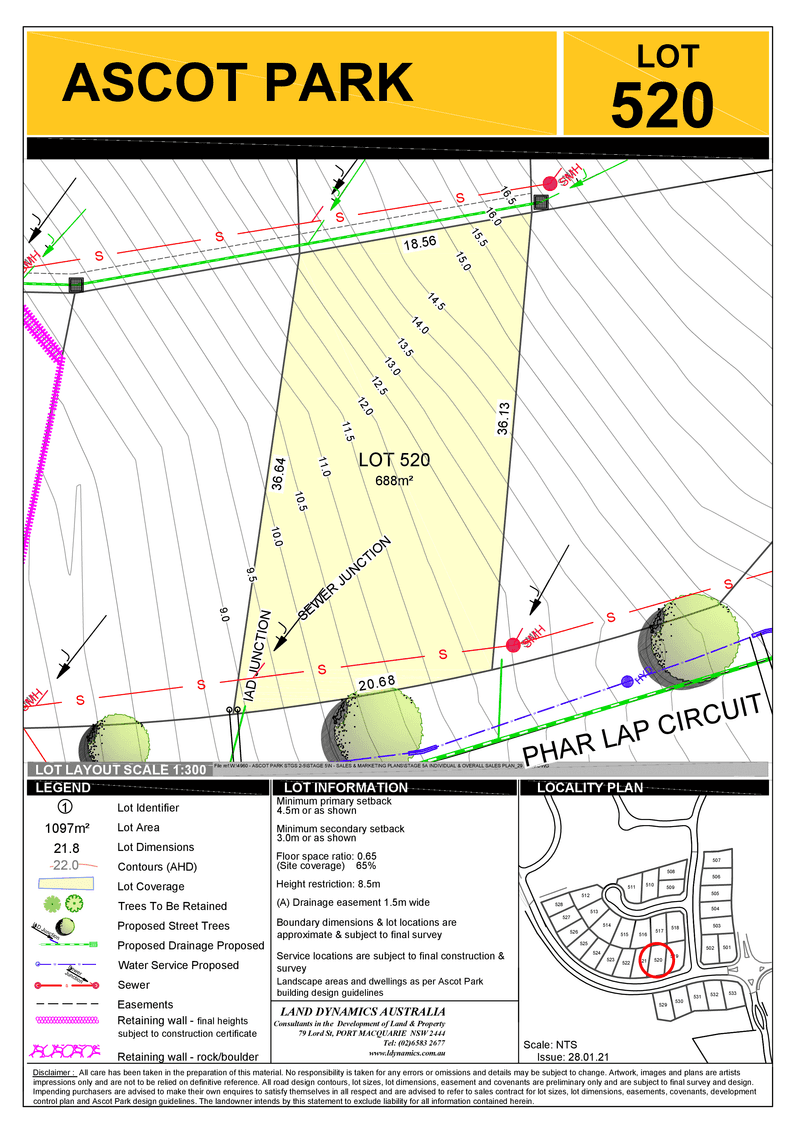 Lot 520 Ascot Park, PORT MACQUARIE, NSW 2444