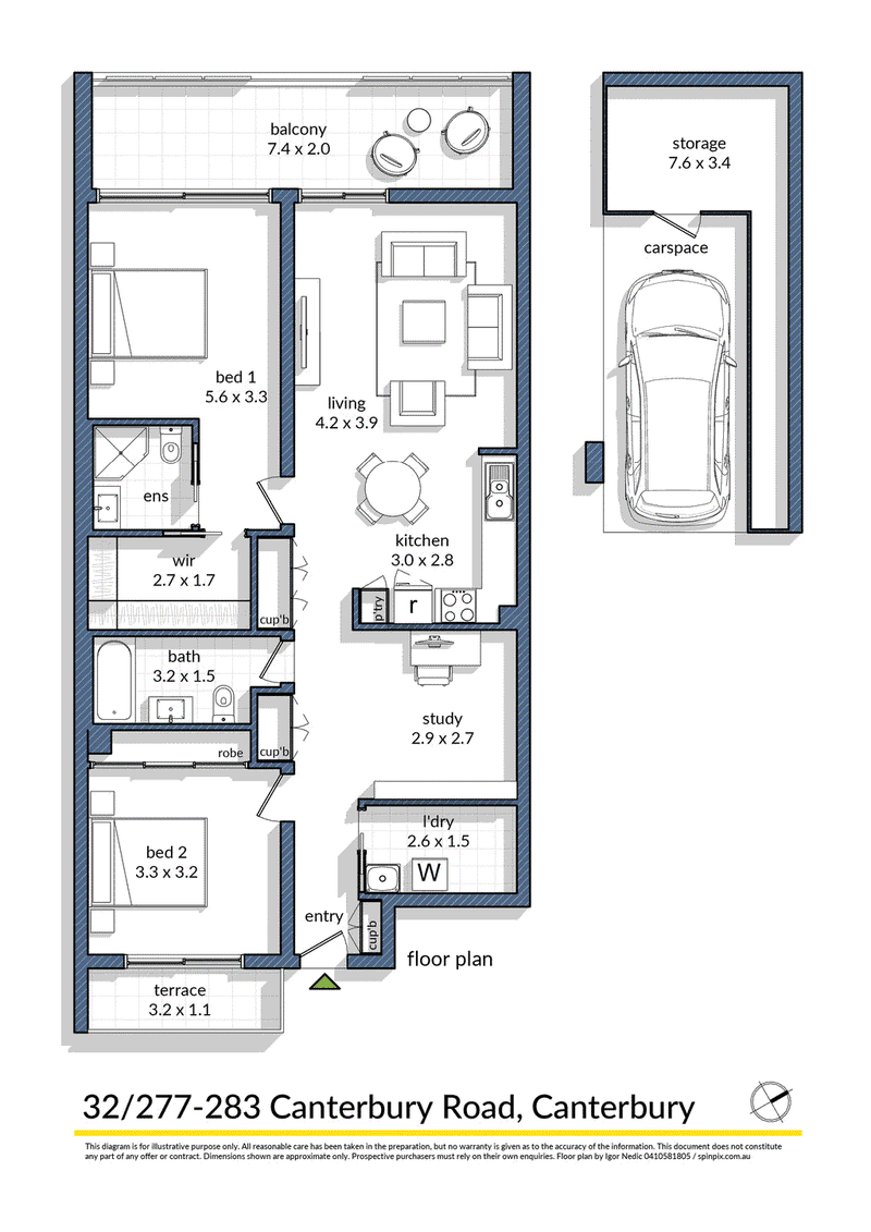 32/277-283 Canterbury Rd (Access also via Clunes Lne), CANTERBURY, NSW 2193