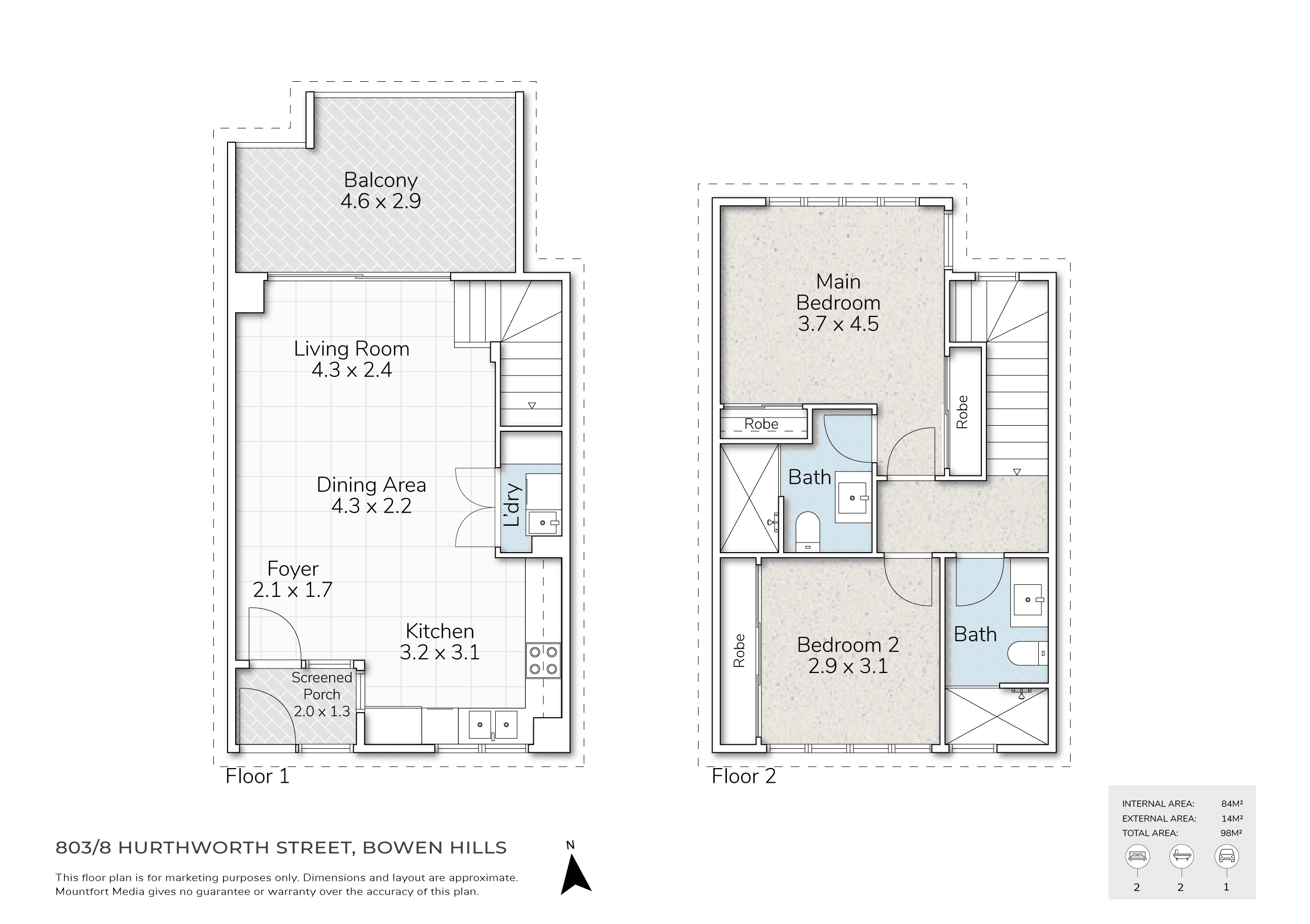 803/8 Hurworth Street, BOWEN HILLS, QLD 4006