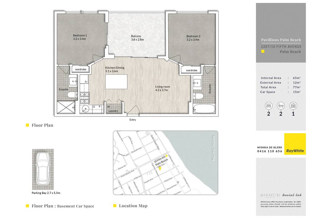 2207/10 Fifth Avenue, PALM BEACH, QLD 4221