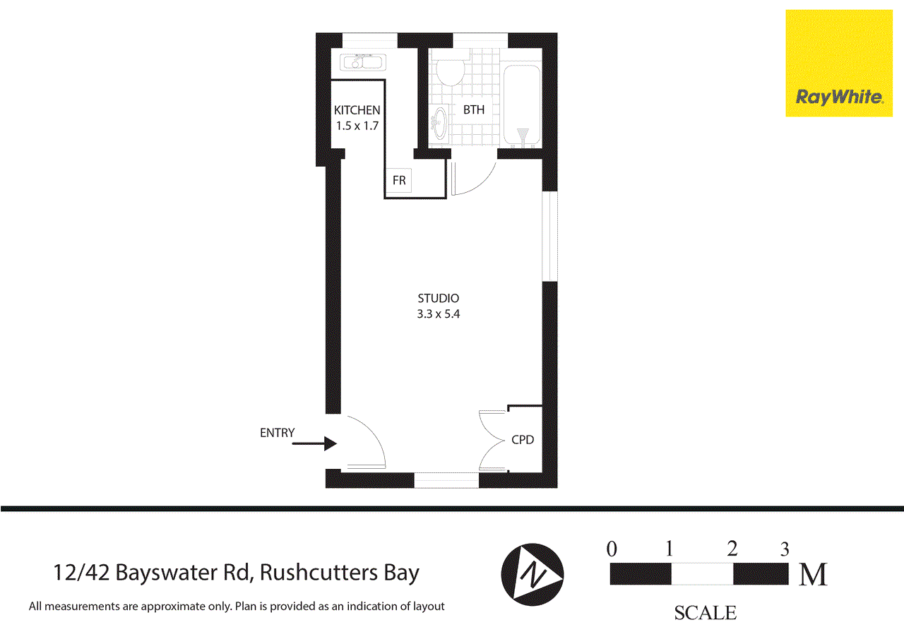 12/42 Bayswater Road, RUSHCUTTERS BAY, NSW 2011