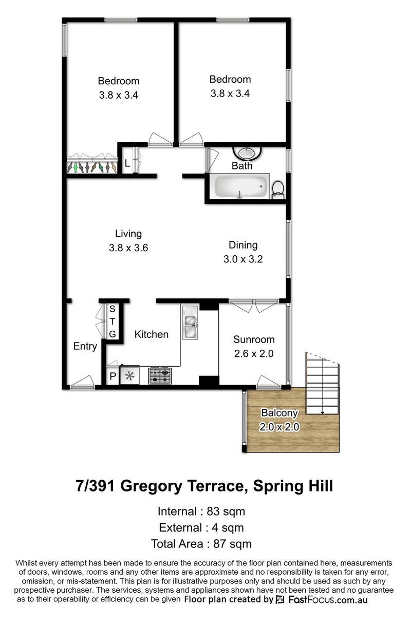 7/391 Gregory Terrace, SPRING HILL, QLD 4000