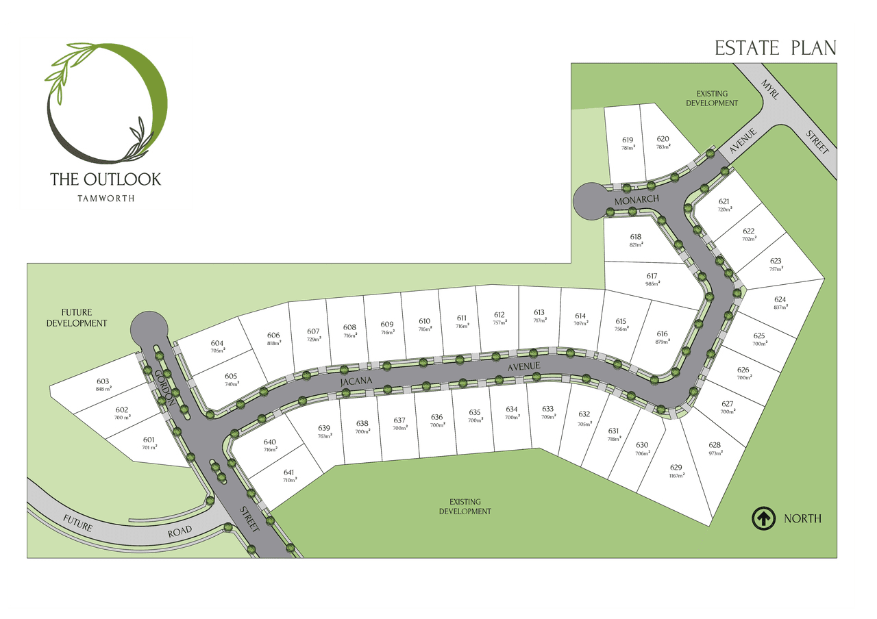 Stage 6 The Outlook Estate, Jacana Avenue, TAMWORTH, NSW 2340