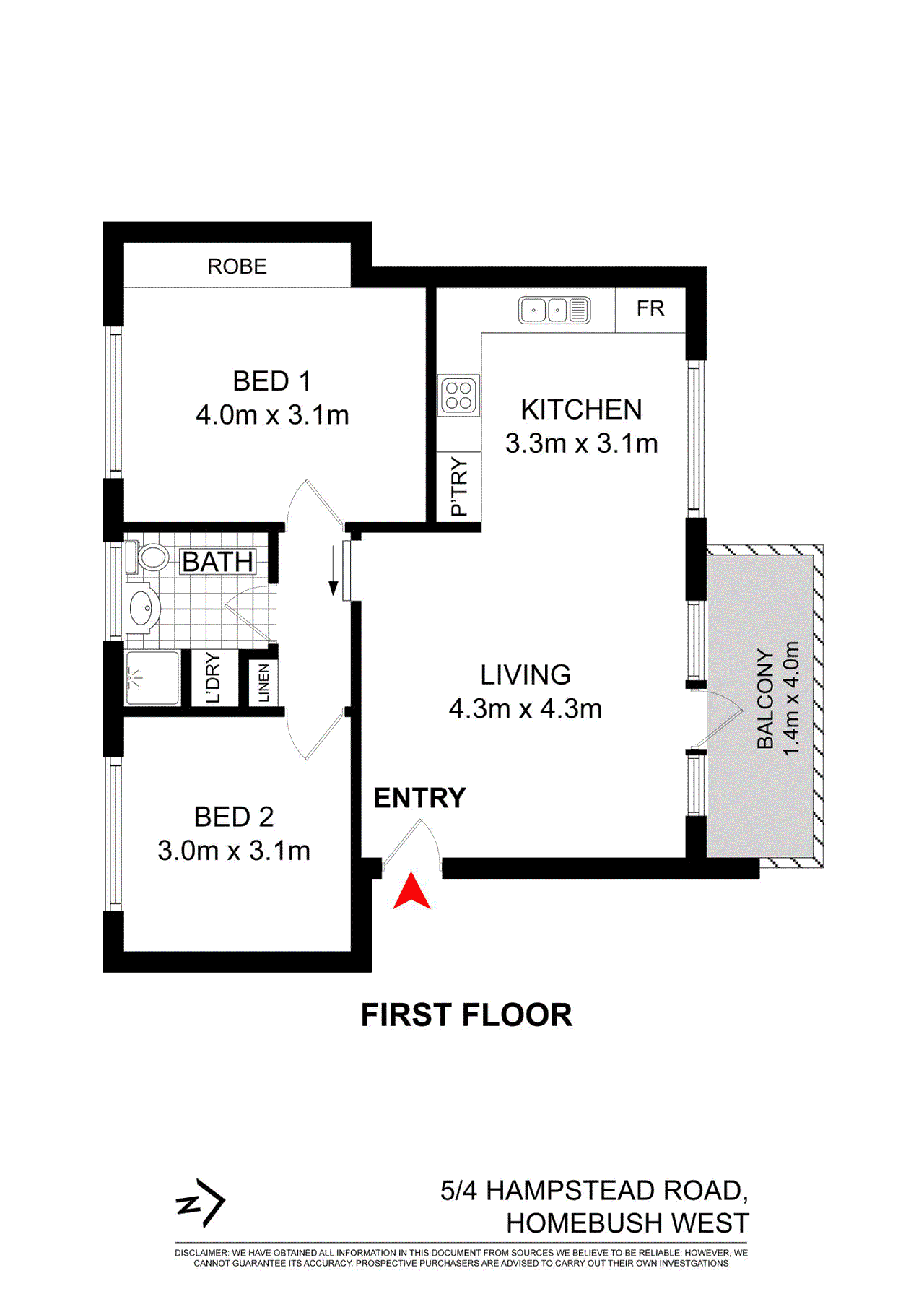 5/4 Hampstead Road, HOMEBUSH WEST, NSW 2140