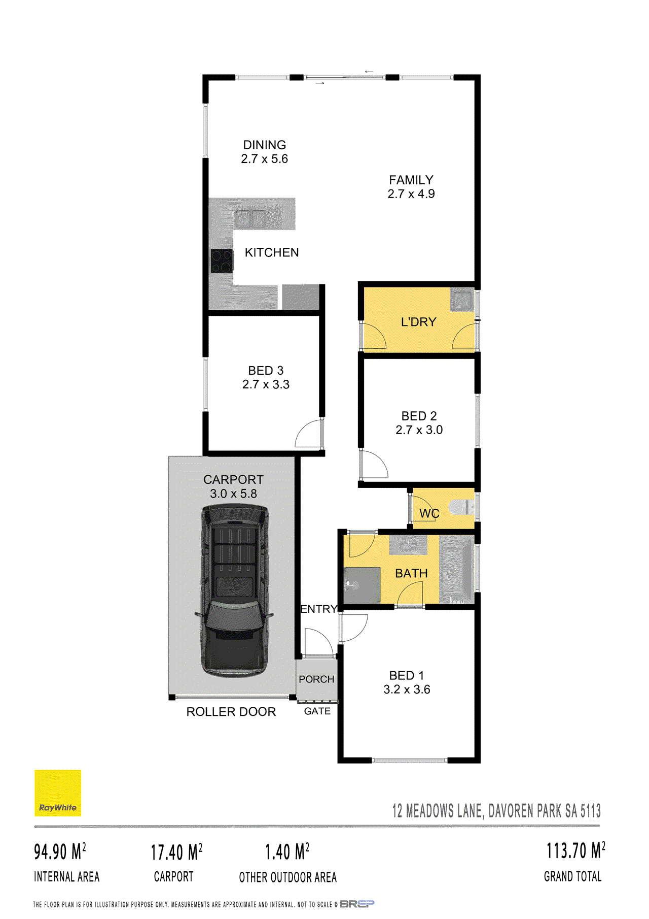 12 Meadows Lane, DAVOREN PARK, SA 5113