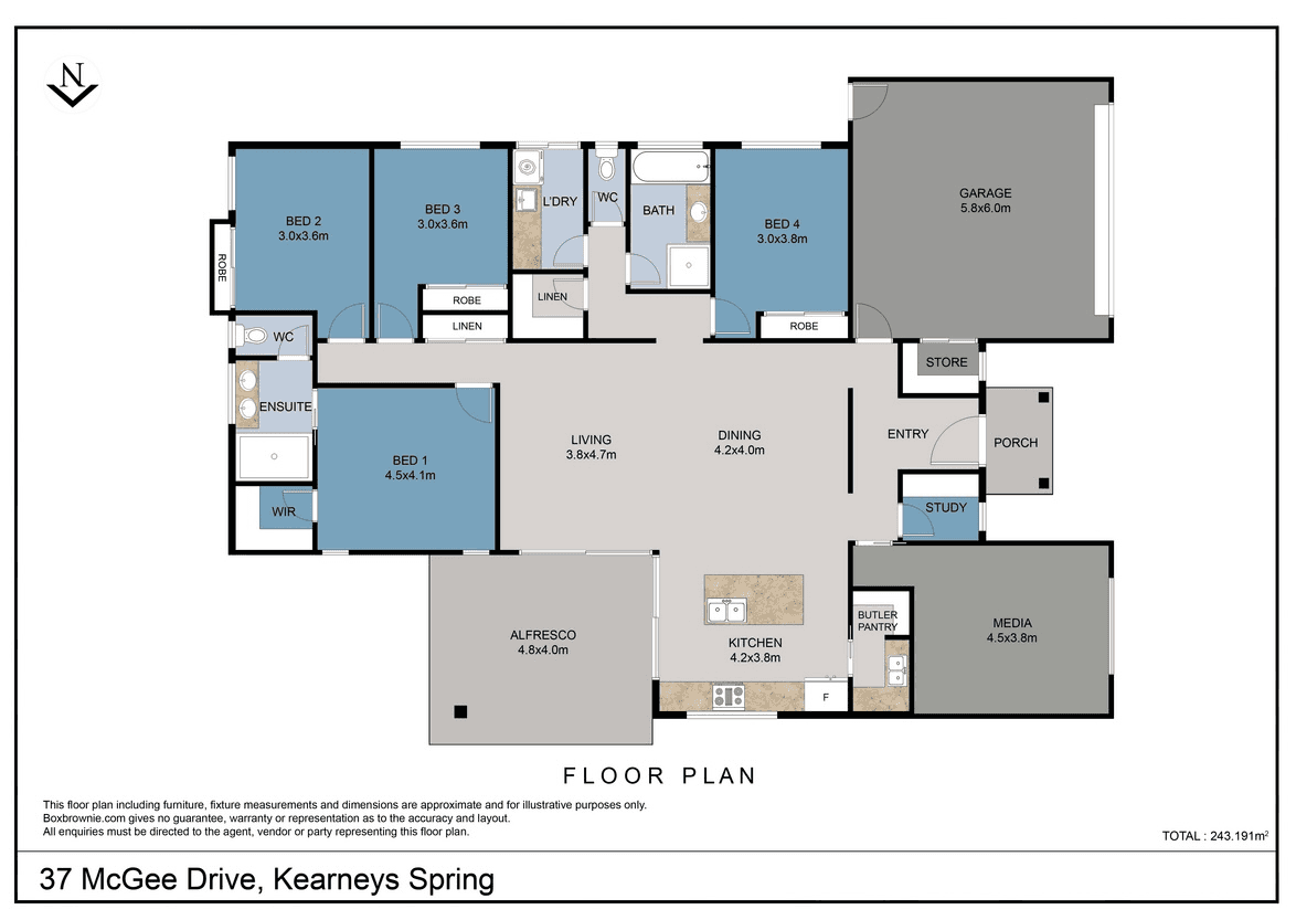 37 McGee Drive, KEARNEYS SPRING, QLD 4350