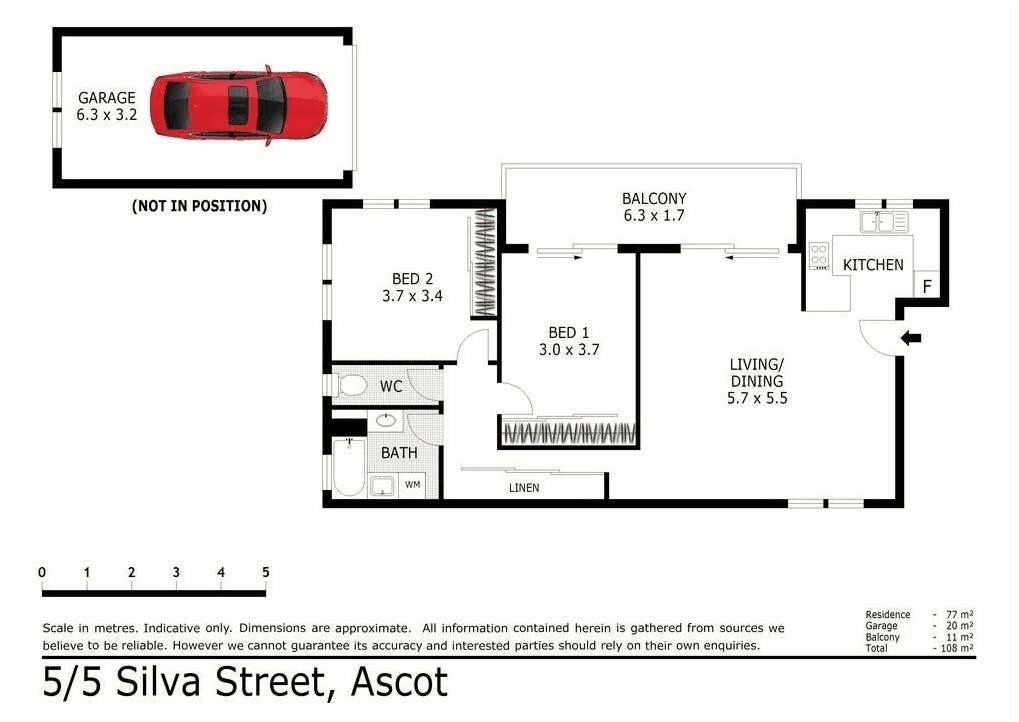 5/5 Silva Street, Ascot, QLD 4007