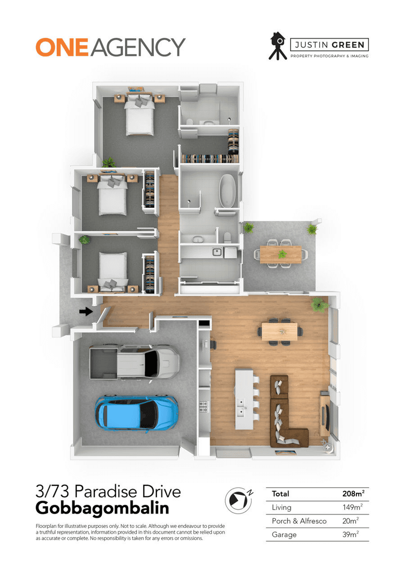 3/73 PARADISE DRIVE, GOBBAGOMBALIN, NSW 2650