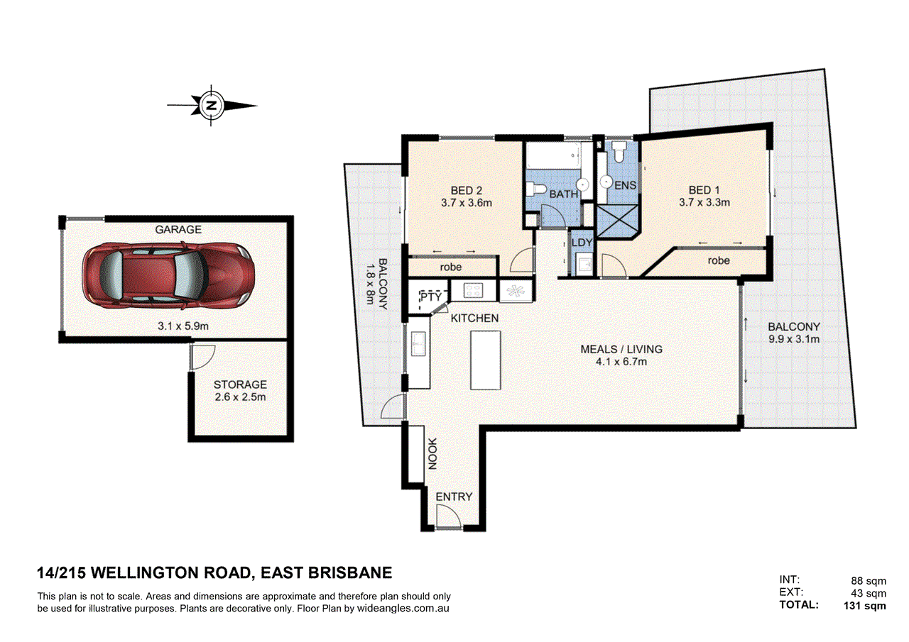 14/215 Wellington Road, EAST BRISBANE, QLD 4169