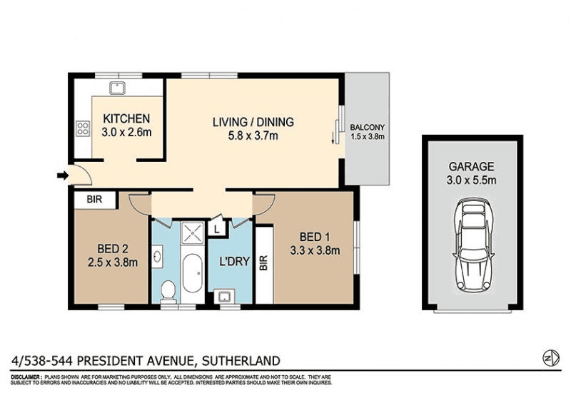 4/538-544 President Avenue, SUTHERLAND, NSW 2232