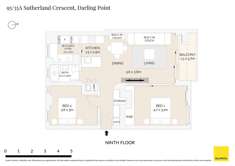 95/35a Sutherland Crescent, DARLING POINT, NSW 2027