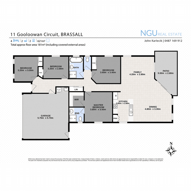 11 Gooloowan Circle, Brassall, QLD 4305