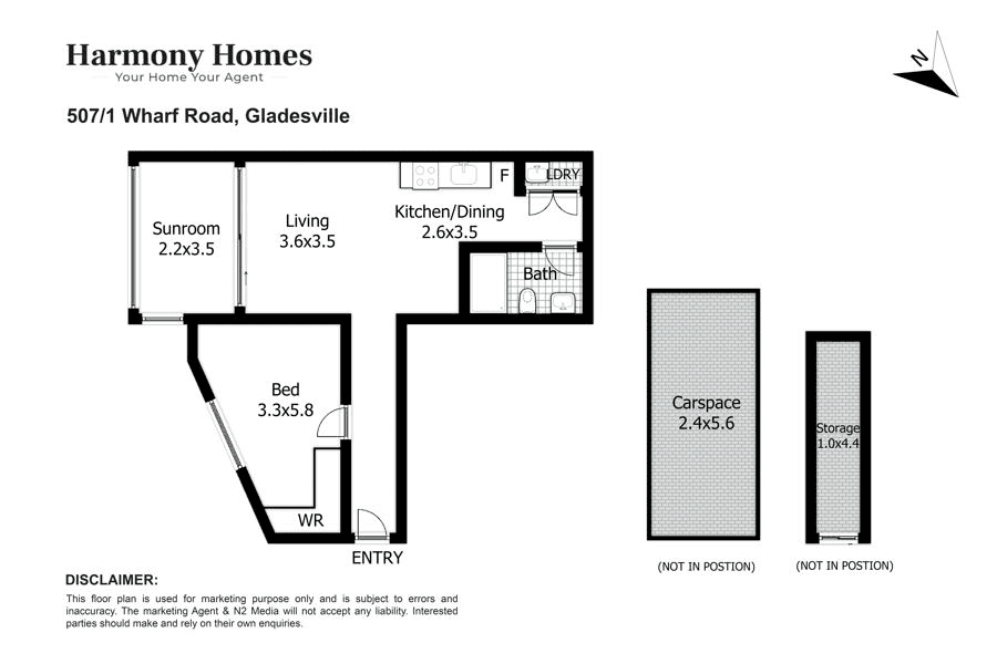 507/1 Wharf  Road, GLADESVILLE, NSW 2111