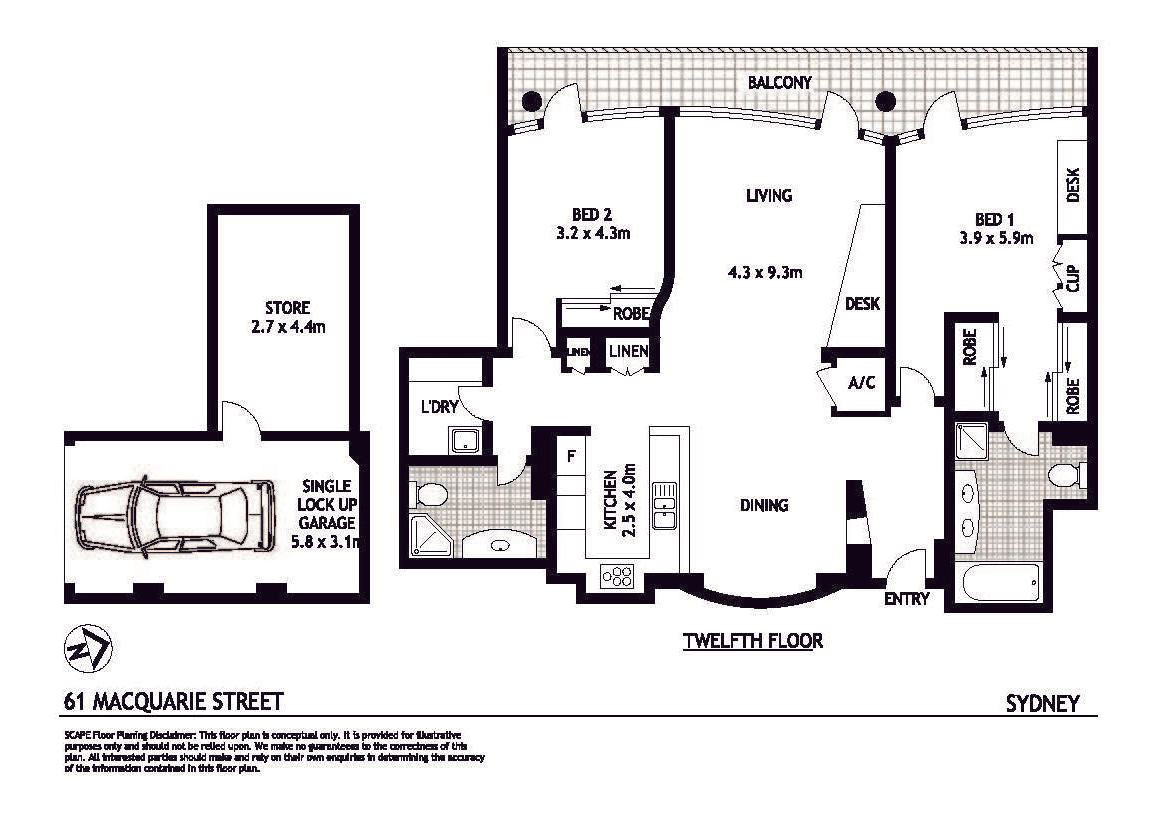 1205/61 Macquarie Street, Sydney, NSW 2000