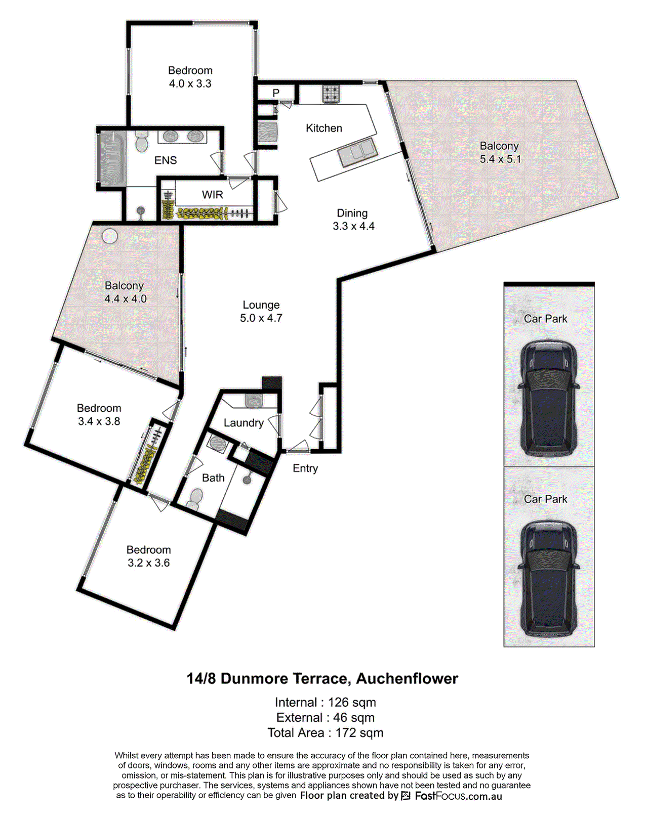 14/8 Dunmore Terrace, AUCHENFLOWER, QLD 4066