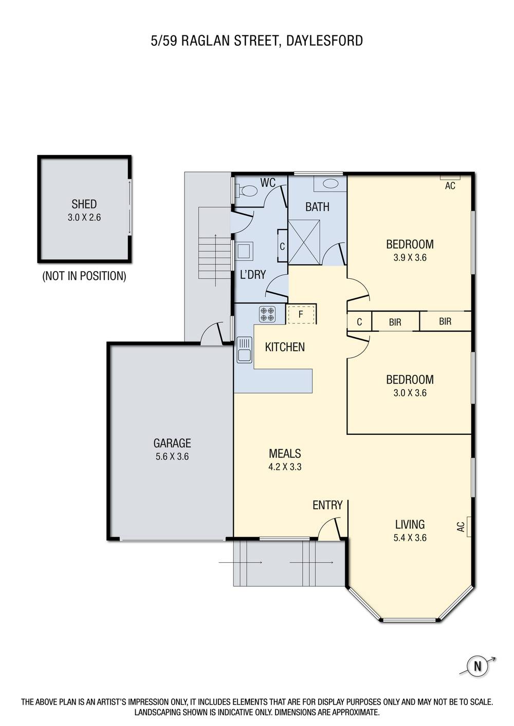 5/59-61 Raglan Street, DAYLESFORD, VIC 3460