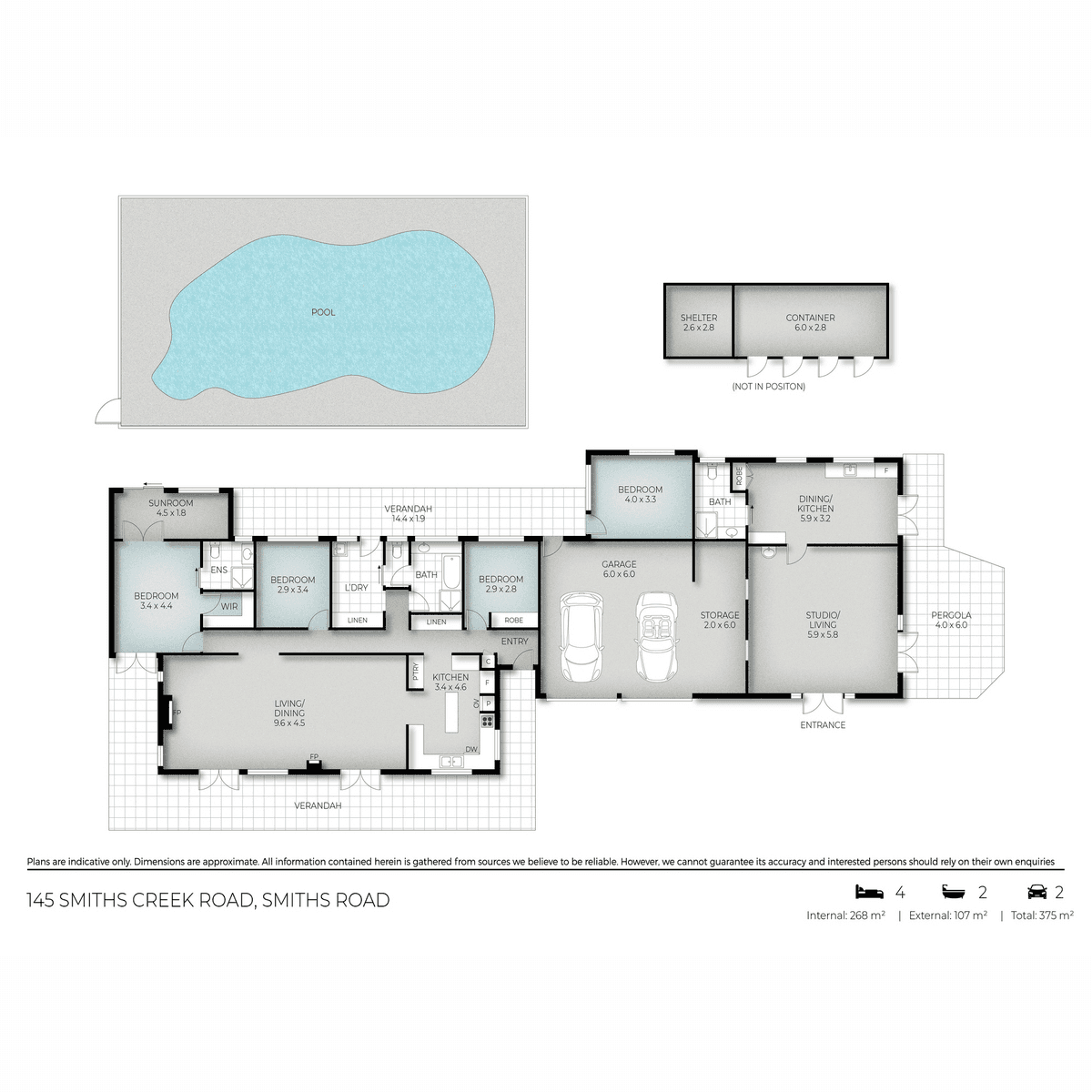 145 Smiths Creek Road, Uki, NSW 2484