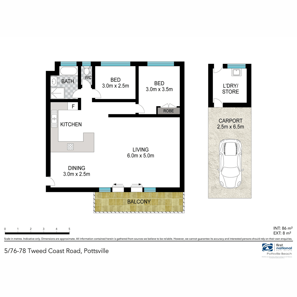 5/76-78 Tweed Coast Road, Pottsville, NSW 2489