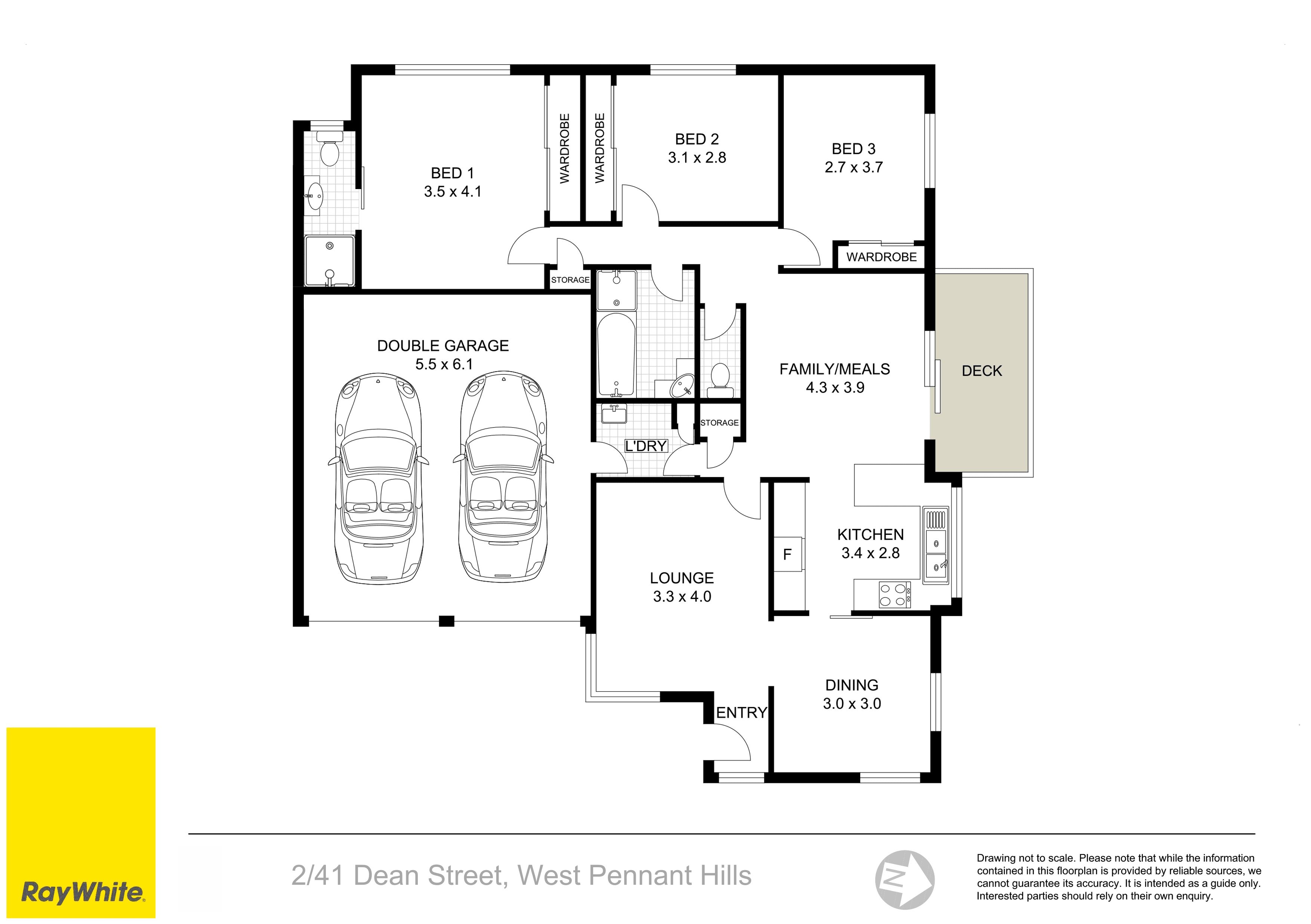 2/41 Dean Street, WEST PENNANT HILLS, NSW 2125