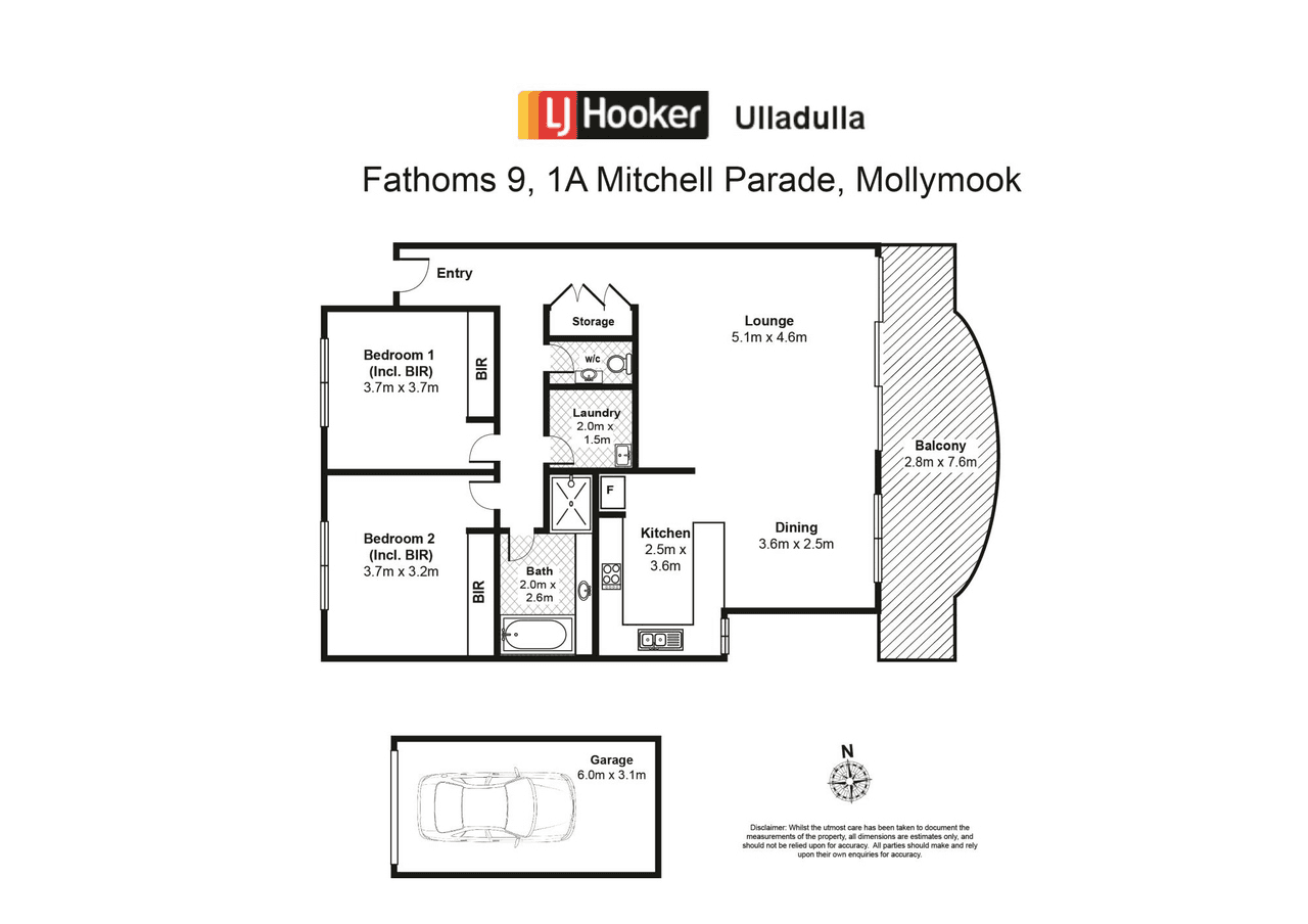 9/1A Mitchell Parade, MOLLYMOOK, NSW 2539