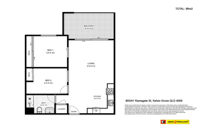 803/41 Ramsgate Street, KELVIN GROVE, QLD 4059