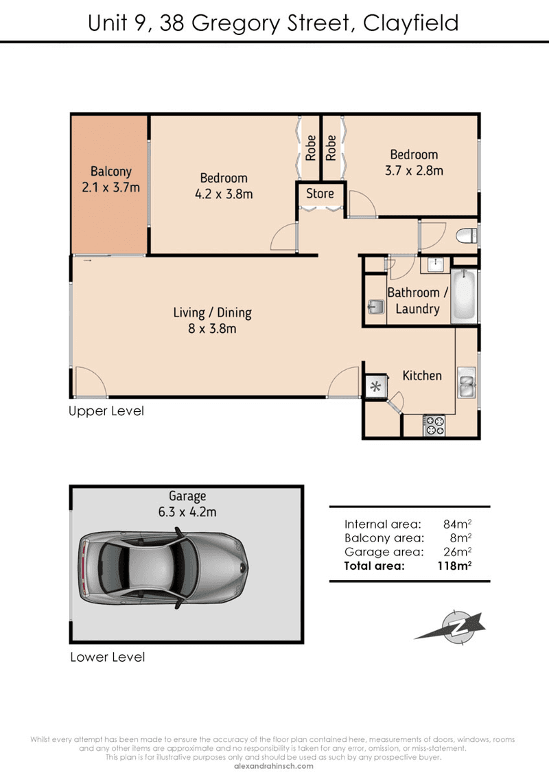 9/38 Gregory Street, CLAYFIELD, QLD 4011