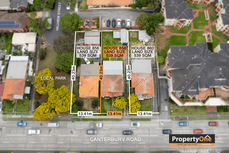 856 and 858 and 860 Canterbury Road, ROSELANDS, NSW 2196