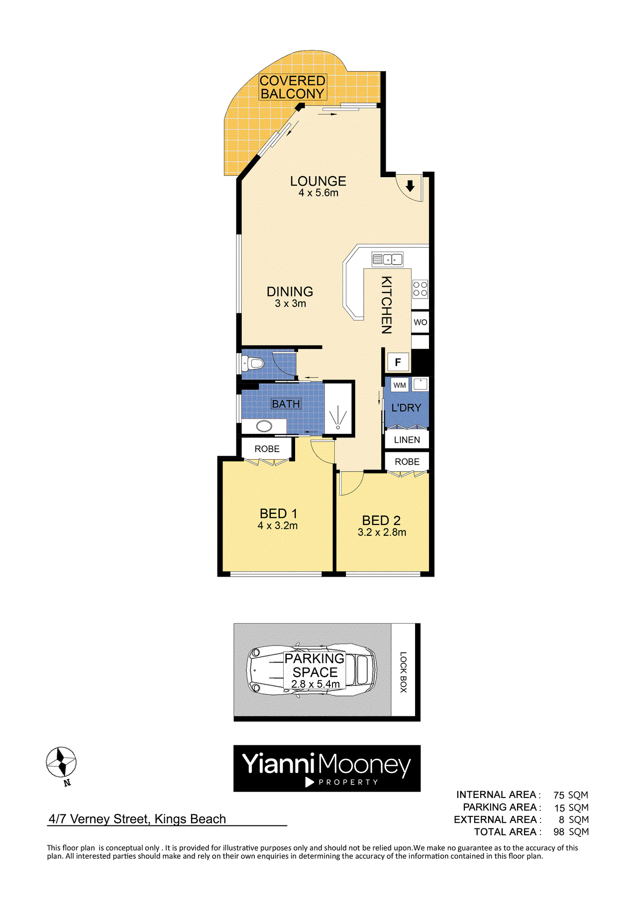 4/7 Verney Street, KINGS BEACH, QLD 4551