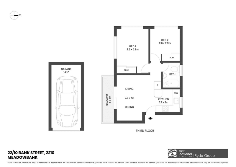 22/10 Bank Street, Meadowbank, NSW 2114