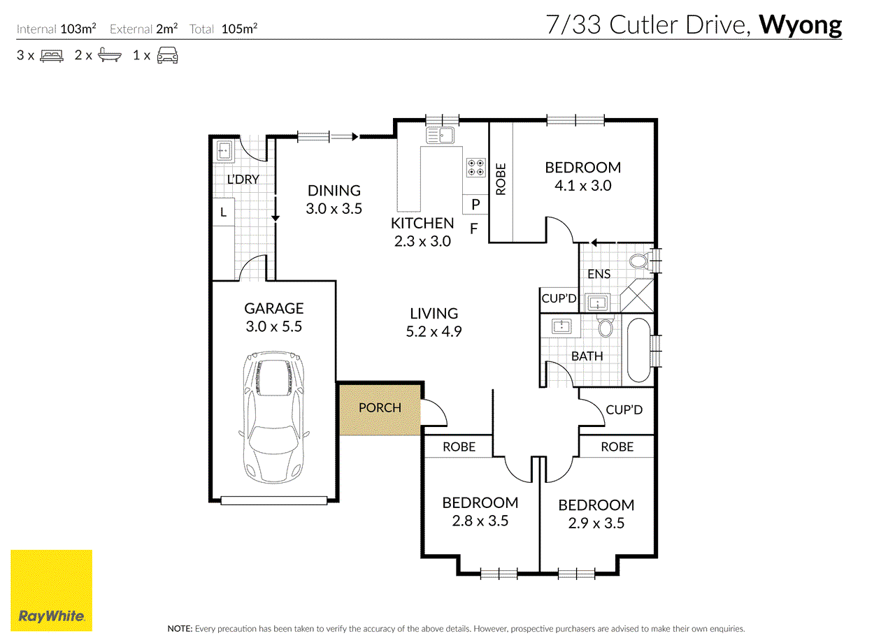 7/33 Cutler Drive, WYONG, NSW 2259