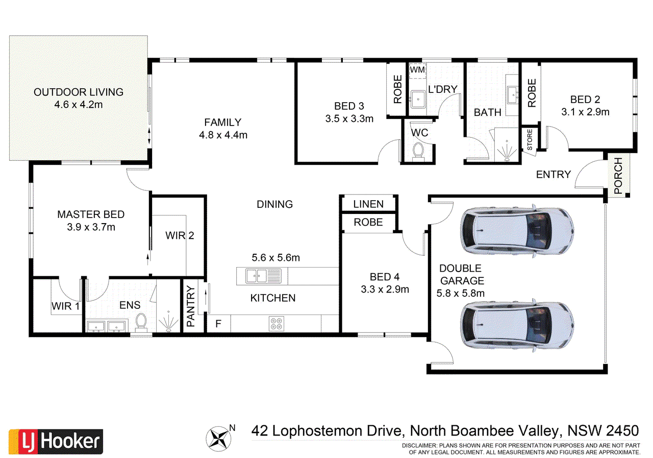 42 Lophostemon Drive, NORTH BOAMBEE VALLEY, NSW 2450