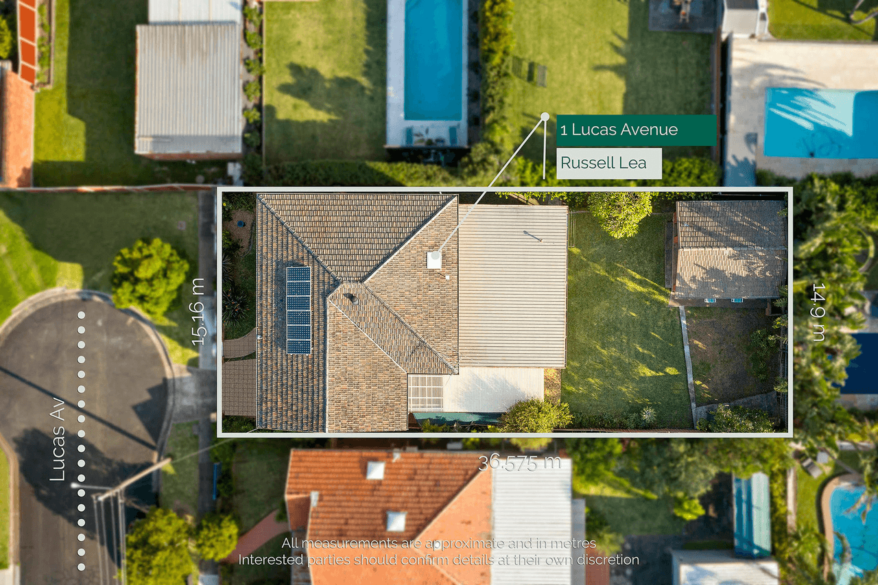 1 Lucas Avenue, Russell Lea, NSW 2046