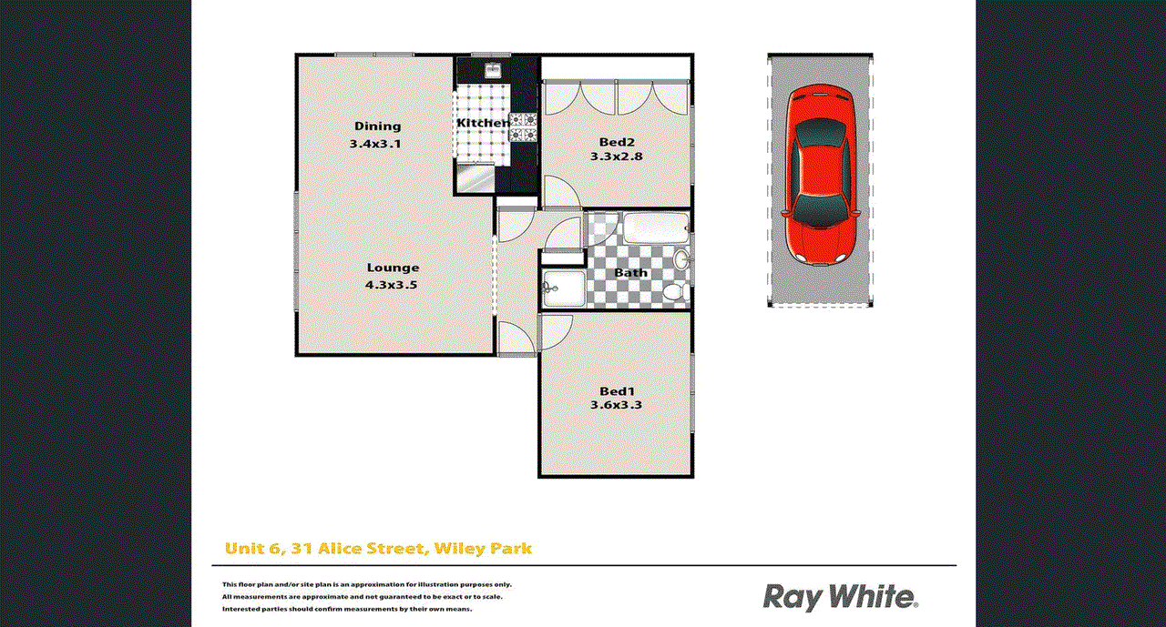 Appartment 6/31 ALICE Street, WILEY PARK, NSW 2195