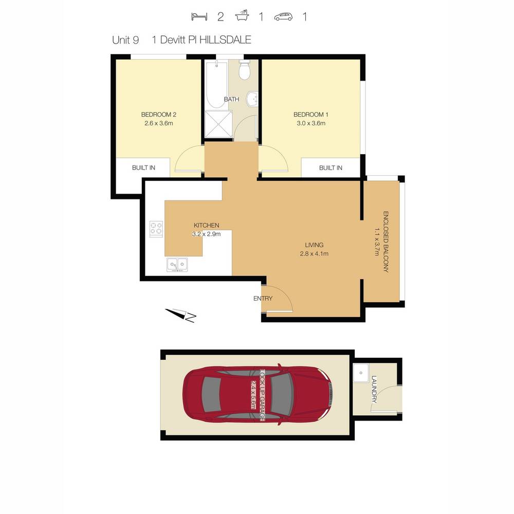 9/1 Devitt Place, HILLSDALE, NSW 2036