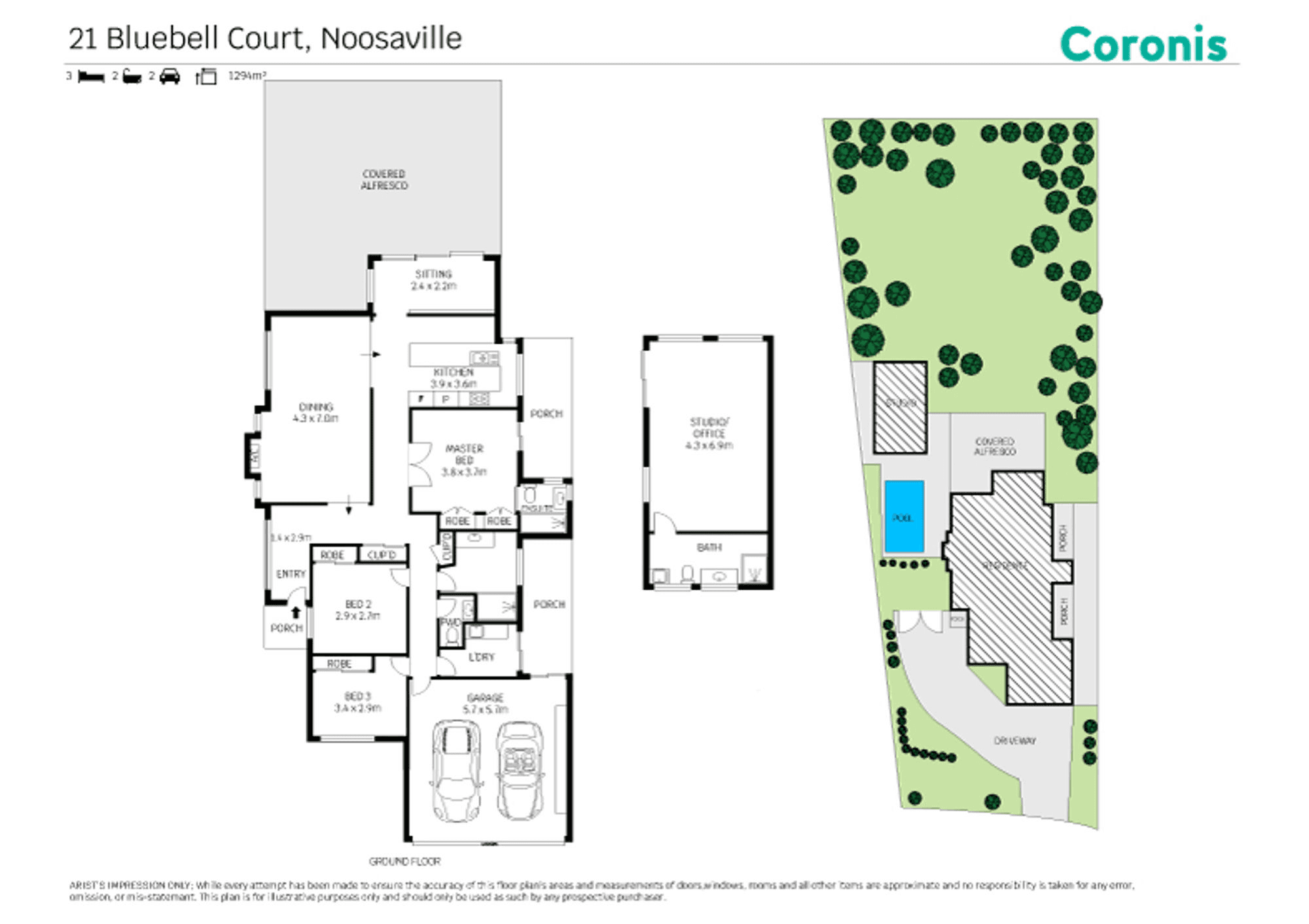21 Bluebell Court, NOOSAVILLE, QLD 4566