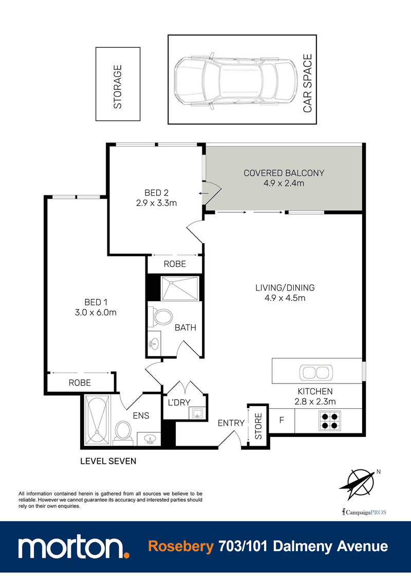 703/101 Dalmeny Avenue, Rosebery, NSW 2018