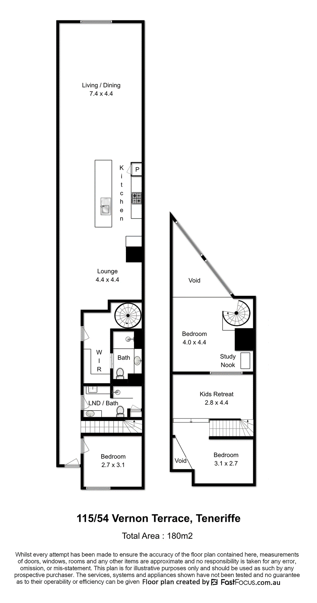 115/54 Vernon Terrace, TENERIFFE, QLD 4005