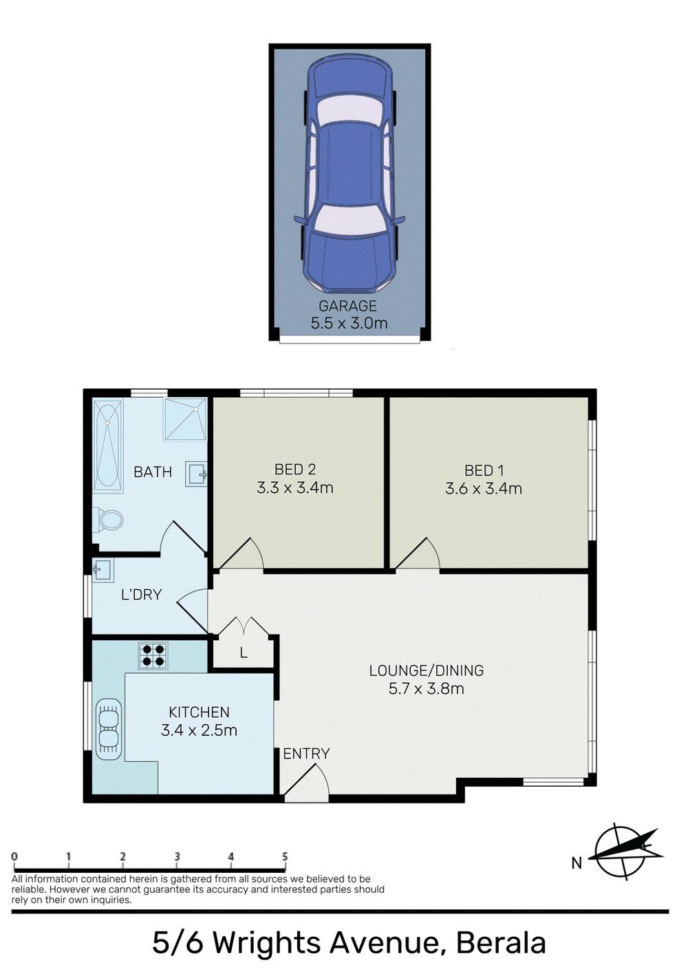 5/6 Wrights Avenue, BERALA, NSW 2141