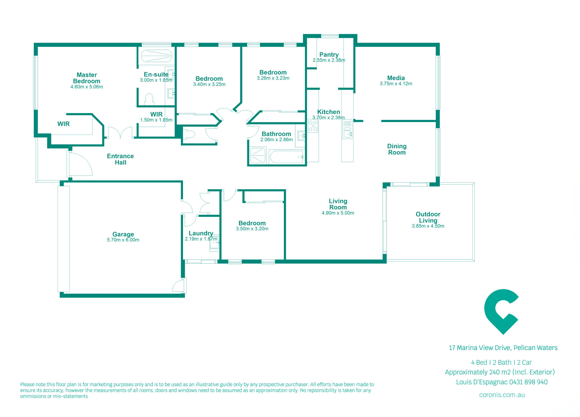 17 Marina View Drive, PELICAN WATERS, QLD 4551
