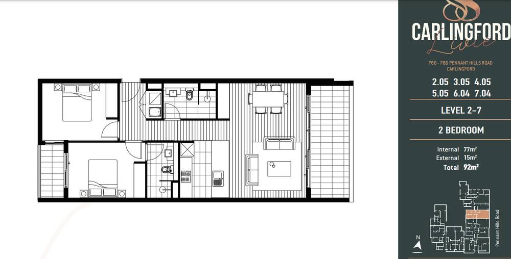 205/780-786 Pennant Hills Road, CARLINGFORD, NSW 2118