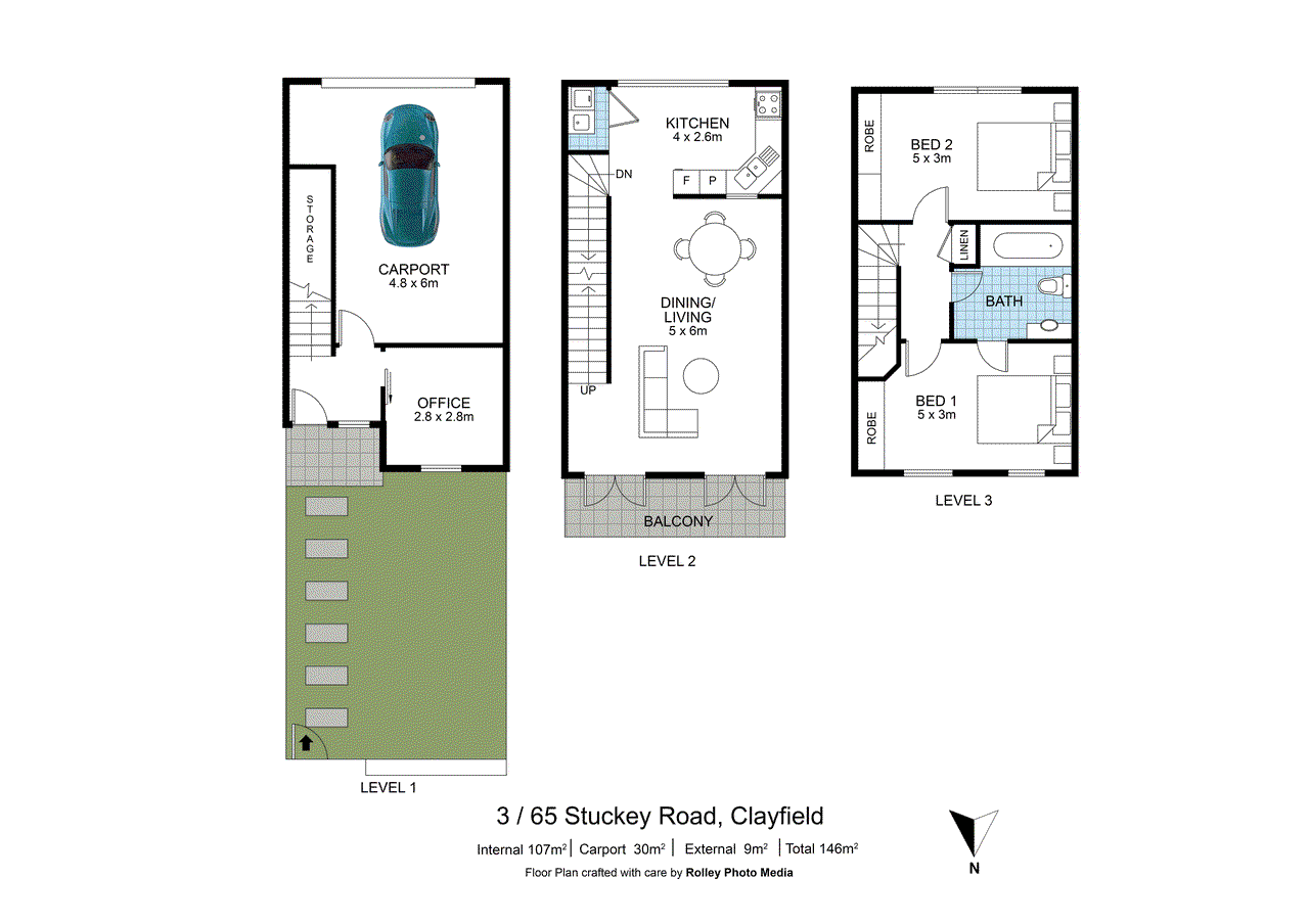 3/65 Stuckey Road, CLAYFIELD, QLD 4011