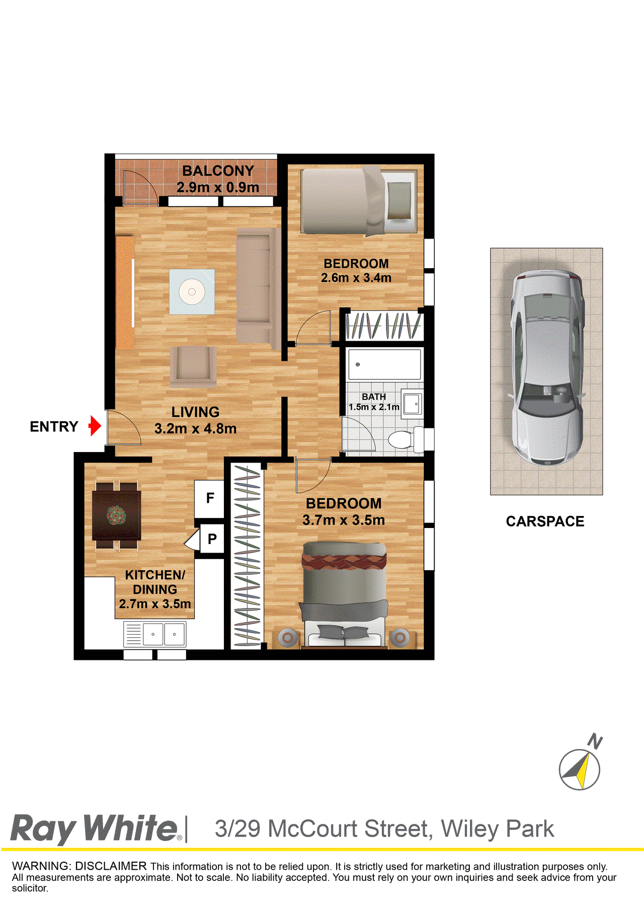 Unit/3/29 MCCOURT ST, WILEY PARK, NSW 2195