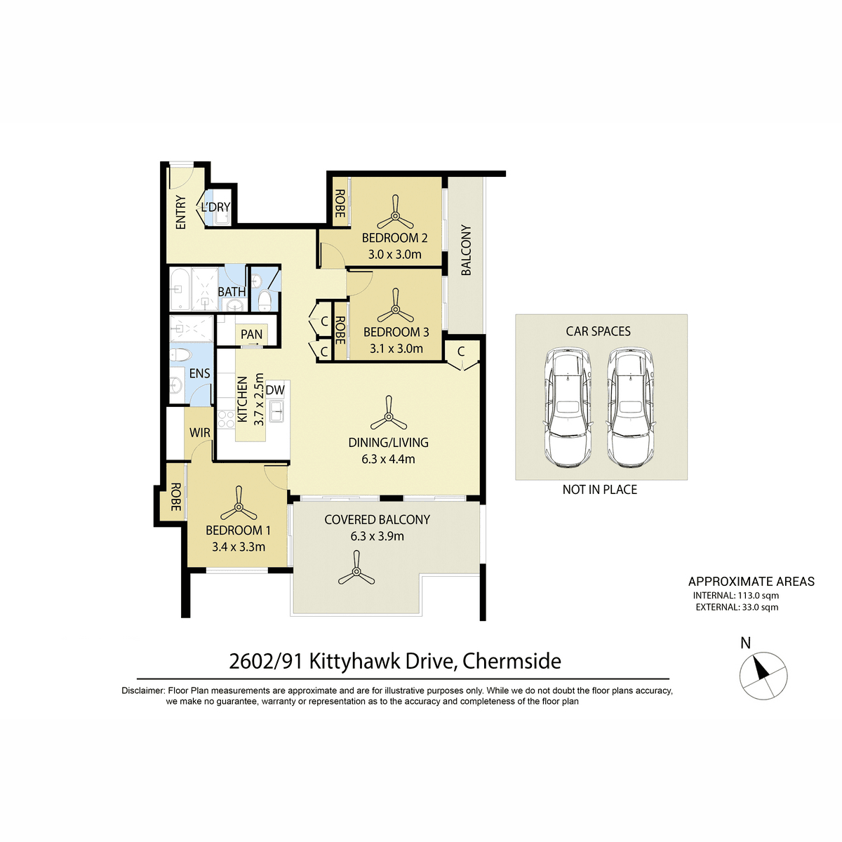 2602/91 Kittyhawk Drive, Chermside, QLD 4032