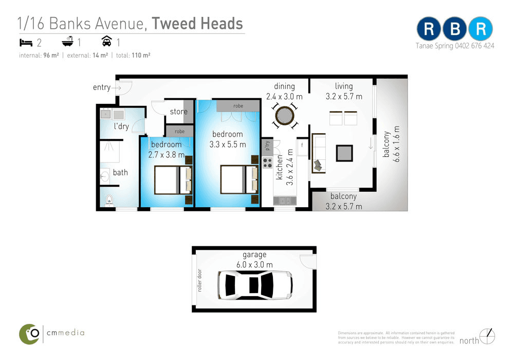 1/16 Banks Avenue, TWEED HEADS, NSW 2485