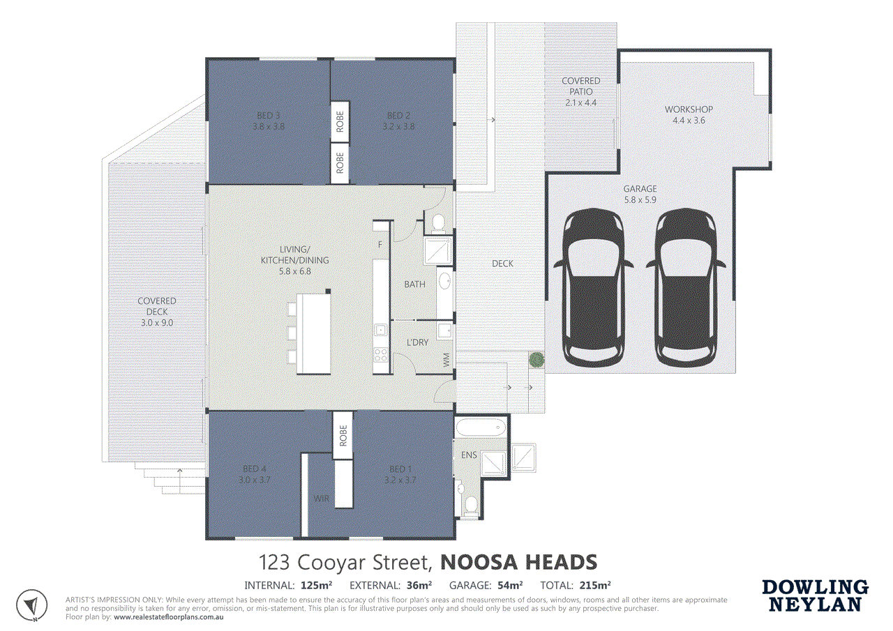 123 Cooyar Street, Noosa Heads, QLD 4567