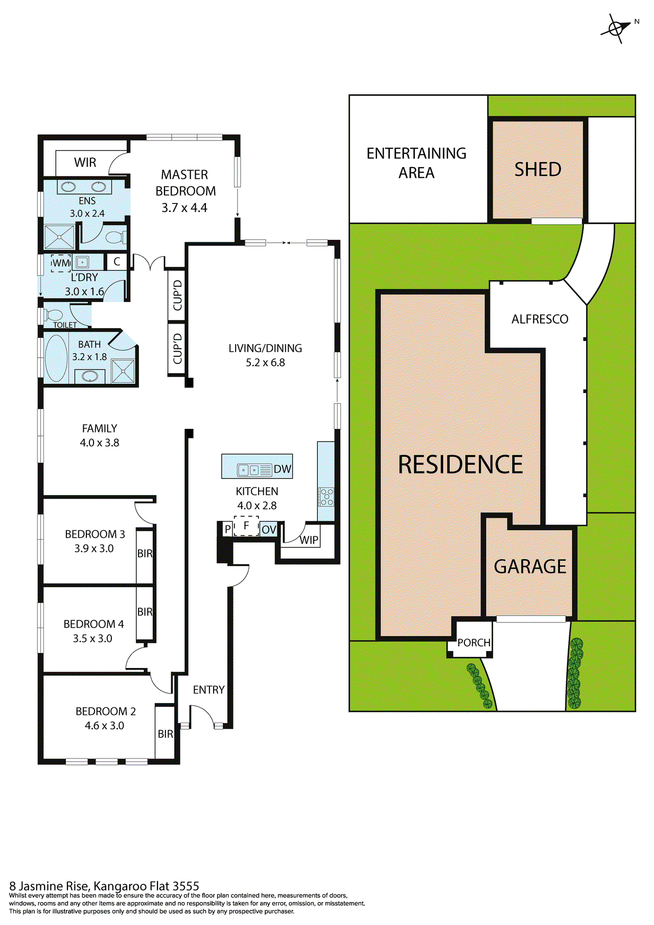 8 Jasmine Rise, KANGAROO FLAT, VIC 3555