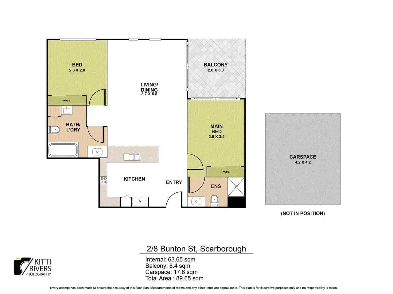 2/8 Bunton Street, Scarborough, QLD 4020