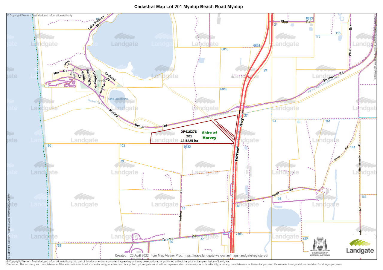 Lot 201 Forrest Highway, MYALUP, WA 6220