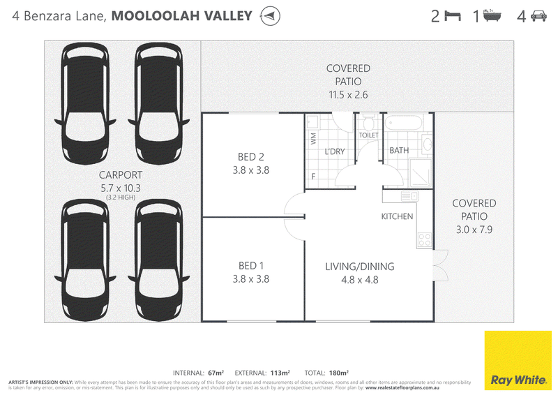 4 Benzara Lane, MOOLOOLAH VALLEY, QLD 4553