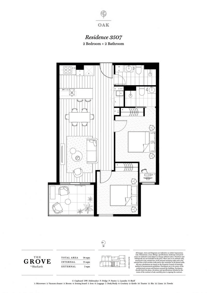 507/5 Olive York Way, BRUNSWICK WEST, VIC 3055